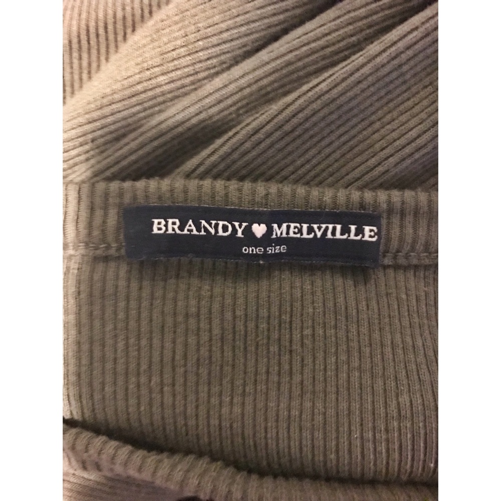 🦎 olive green ribbed dress by brandy melville 🐊